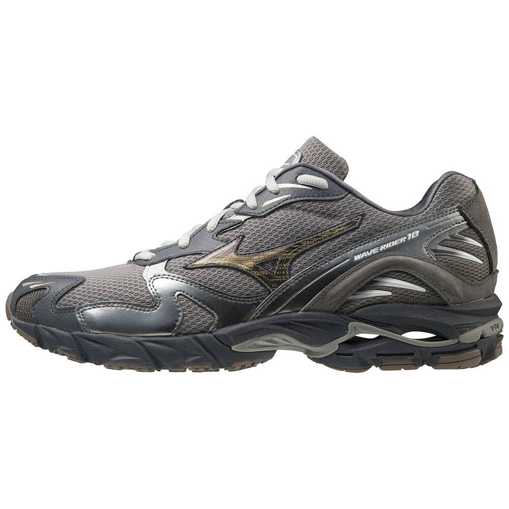 Mizuno Wave Rider 10 - Erkek Spor Ayakkabı - Gri Türkiye (XGASPK-183)